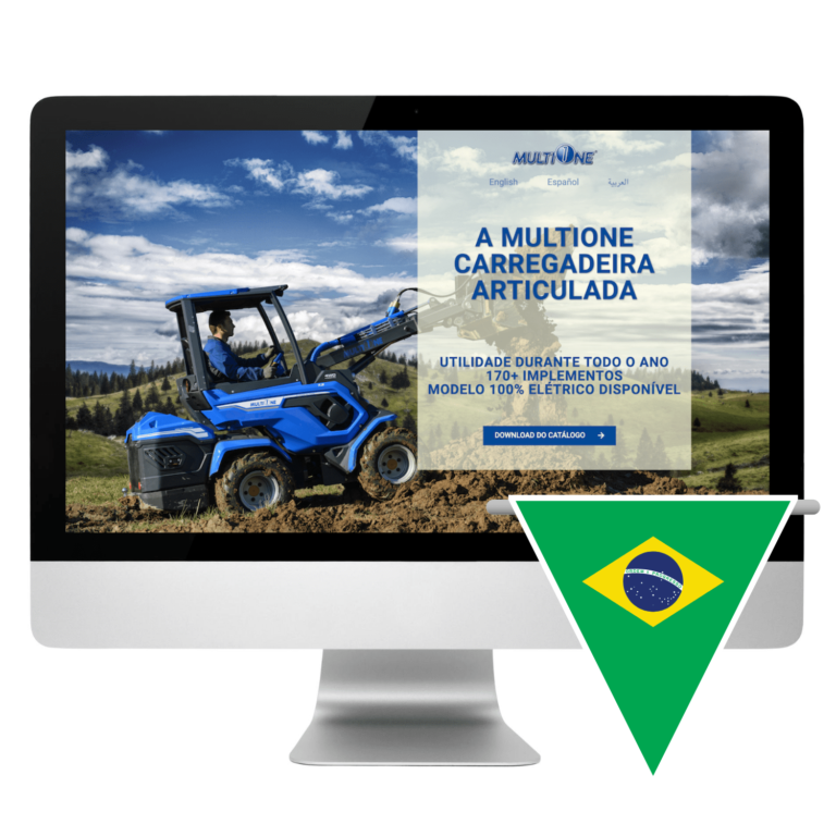 Portuguese Landing Page Design